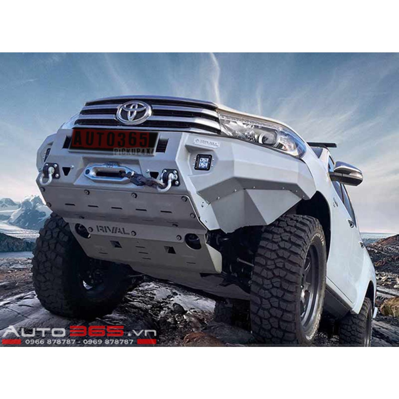 CẢN NHÔM RIVAL CHO XE BÁN TẢI TOYOTA HILUX REVO ( 2015 ) - Hình 1